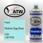 Preview: Ford, Robins Egg Blue, CW / M7478: 400ml Sprühdose, von ATW Autoteile West.